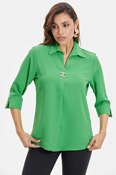 MEZZURA 1002 GÖMLEK  YESiL