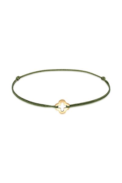 ELLI Damenarmband aus 925er-Sterlingsilber mit Kleeblattmuster