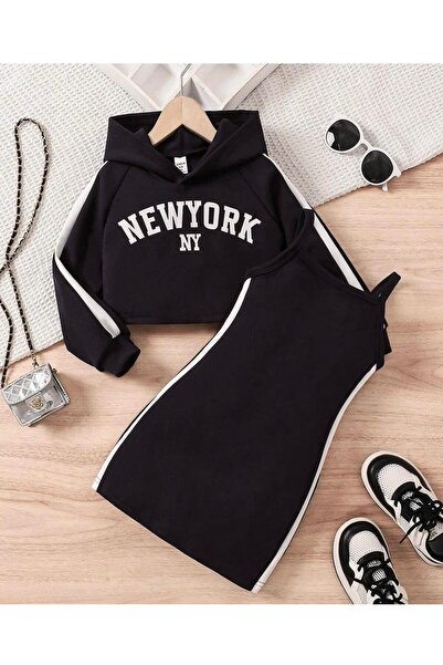 KOKOŞ BEBEK Girl's Double New York Dress |   Between 4/8 Years