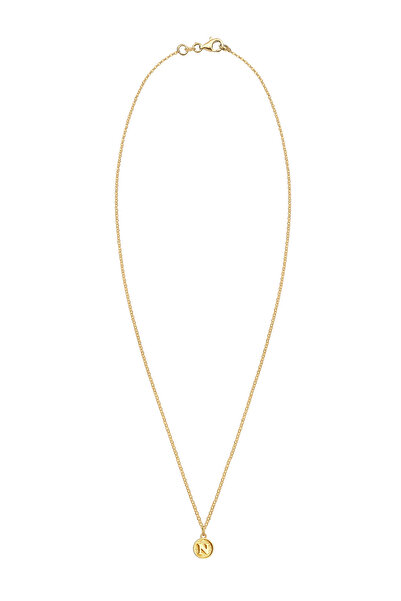 ELLI Náhrdelník s iniciálami v podobě písmene N v minimalistickém provedení ze sterlingového stříbra 925