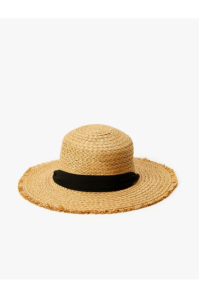 Koton Straw Hat with Band Detail