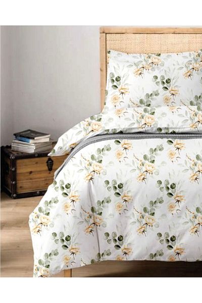 SENLİFE Cotton Belysima Battal Duvet Cover Set - Elastic