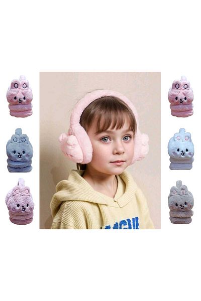 Eva Rose 1Pcs Rabbit Model Winter Earmuff Plush Earmuff Children's Plush Earmuff Girl's Earmuff
