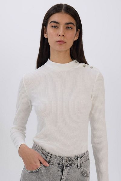 DeFacto Slim Fit Slim Fit Half Turtleneck Ribbed Camisole Long Sleeve T-Shirt D9499Ax24Wn