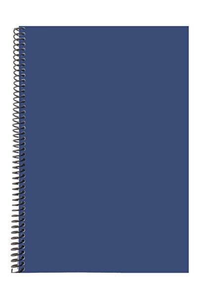 Şirin Yün A4 Spiralli Pvc Kapaklı 80 Yaprak Kareli Defter 1 Adet Denim