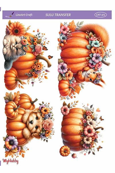 LİNEART Lineart Sulu Transfer No:LNT374 25x35cm