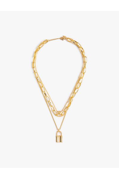 Koton Necklace Key Charm Detailed