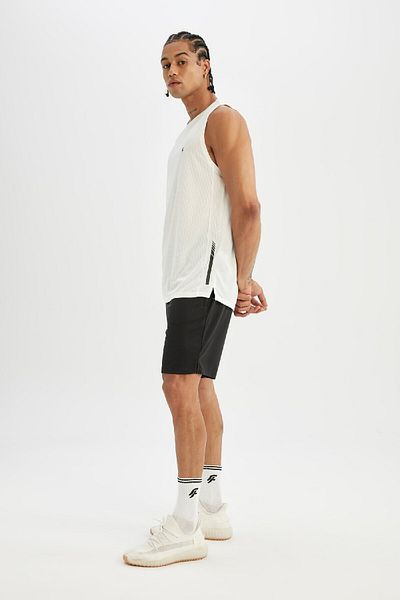 DeFacto DeFactoFit Slim Fit bedruckter Sportler aus schwerem Stoff mit Rundhalsausschnitt A1736AX24SM
