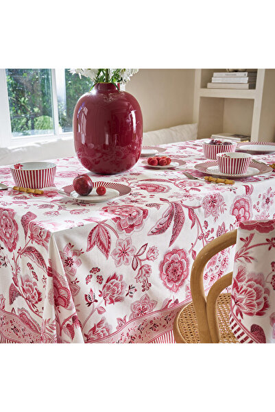 Pip Studio Royal Stripes Pembe Porselen Yemek Tabağı 26,5 Cm