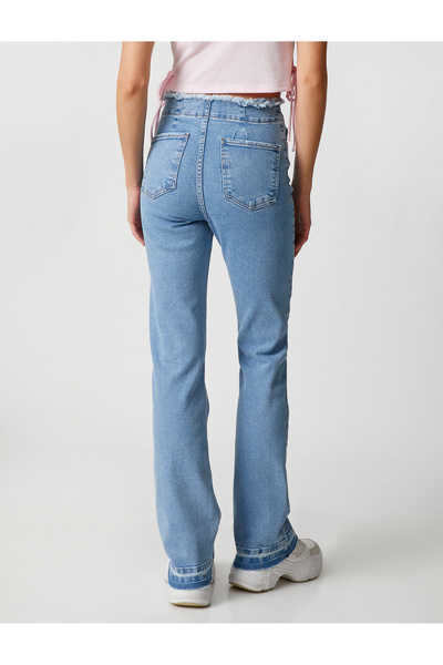 Koton Španělské džíny úzkého střihu s vysokým pasem