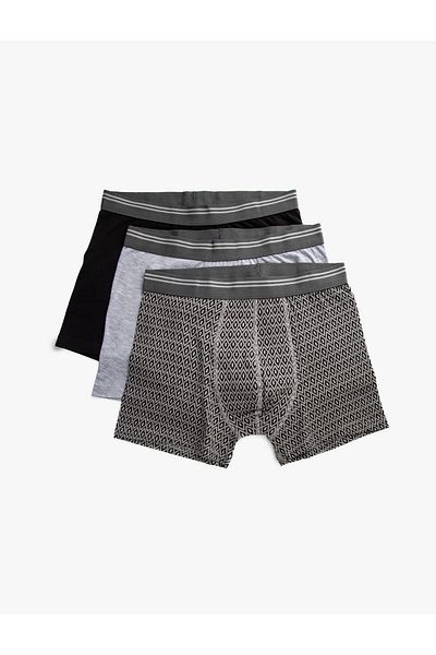 Koton Boxer με μοτίβο 3 συσκευασιών