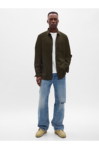 GAP Erkek Mavi %100 Organik Pamuk '90s Loose Washwell Jean Pantolon