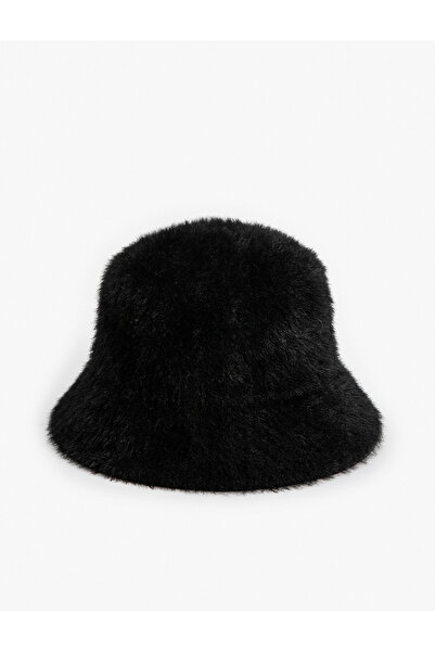 Koton Peluş Bucket Şapka