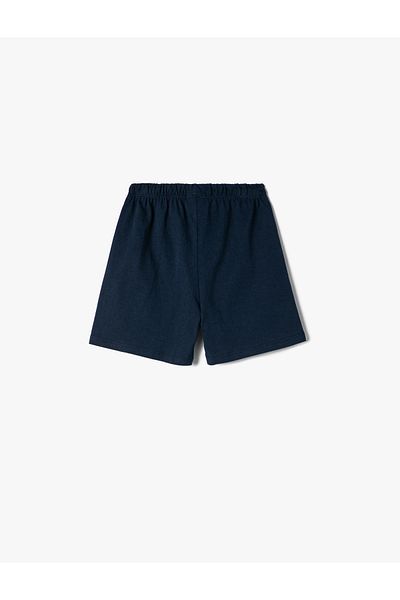 Koton Shorts Elastic Waist Print Detailed Cotton