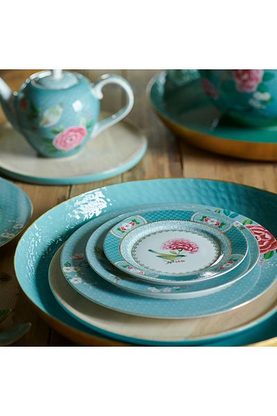 Pip Studio Blushing Birds Blue Porcelain Dinner Plate 26.5 Cm
