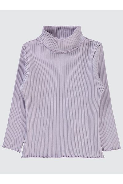 Civil Girls 2-5 Years Girl Lavender Patterned Gentle Sweatshirt