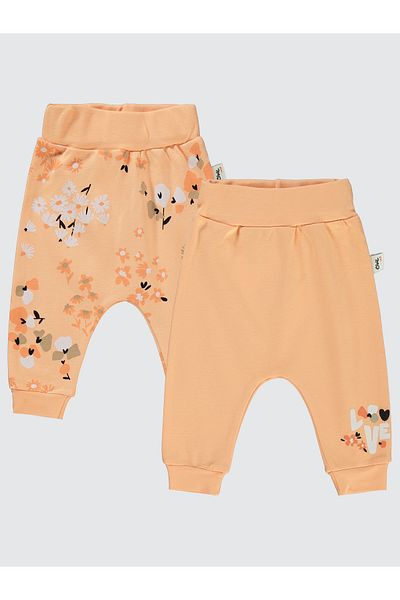 Civil Baby 2 Pack Salmon Booties Free Single Bottom for Baby Girl 6-18 Months