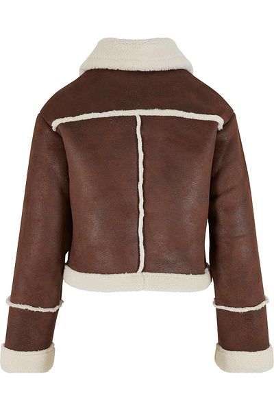 Urban Classics Damen Shearling Jacke