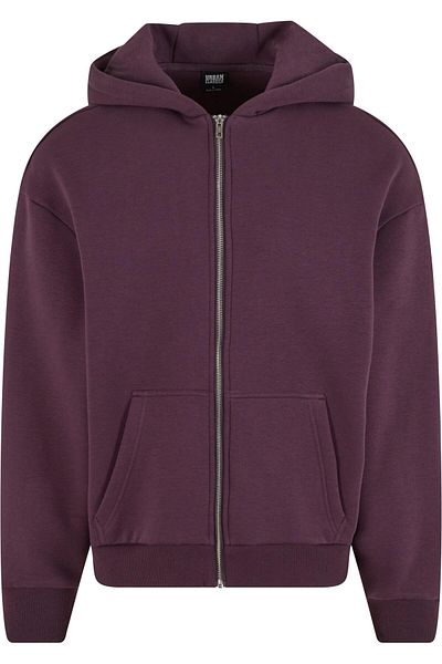 Urban Classics Flauschige Strickjacke mit Reißverschluss