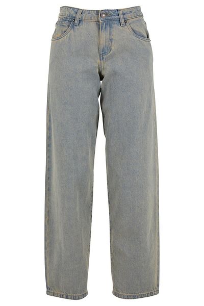 Urban Classics Damen Mid Waist 90er Jeans
