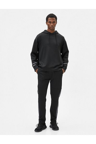 Koton Sports Sweatpants with Lace Waist Stitching Detail and Pocket