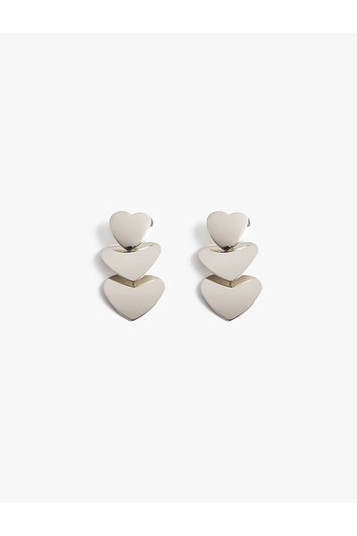 Koton Heart Shaped Earrings - Dangle