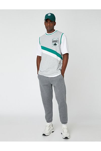 Koton Pantaloni de sport jogger cu talie din dantela