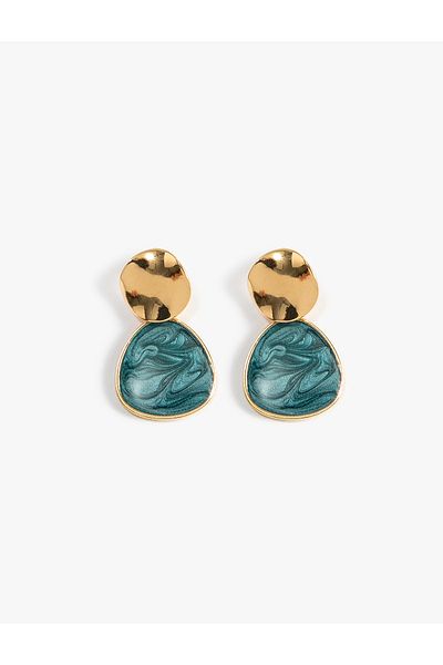 Koton Earrings Dangle Colorful Jewelled