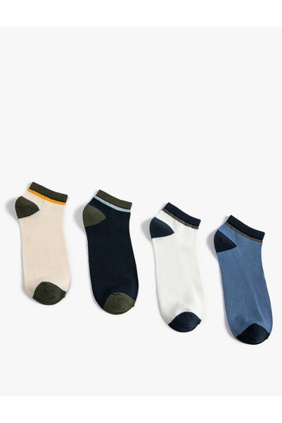 Koton Set of 4 Booties Socks Multicolored