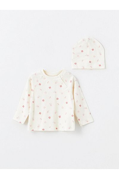 LC Waikiki Lcw Printed Baby Girl Hospital Exit Set