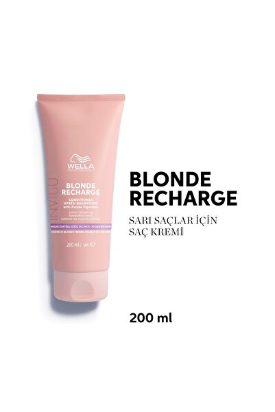 Wella Professionals Invigo Blonde Recharge Sarı Saçlar İçin Nötrleştirici Mor...
