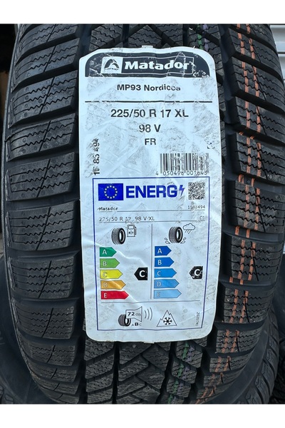 Matador 225/50R17 XL 98V MP93  NORDİCCA  MATADOR CONTİNENTAL ÜRETİMİ (2024)