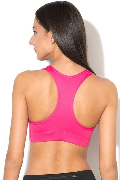 Nike Dri Fit Victory Compression Bra Γυναικείο Bustier Sports σουτιέν Ροζ