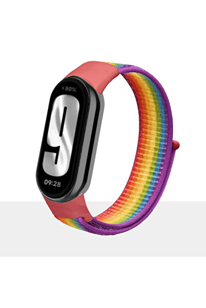 KRETON Mi Band 8 , Mi Band 9 Ve Mi Band 10 Ile Uyumlu Kayış Spor Kumaş Cırt C...