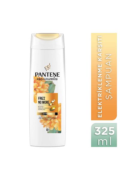 Pantene Pro-V Miracles Anti-Electricity Shampoo 325ml for Frizzy and Curly Hair