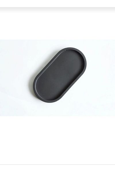 Store Decorative Oval Concrete Trinket Dish Concrete Jewelry Dish Candle Dish Candle Holder Incense Holder
