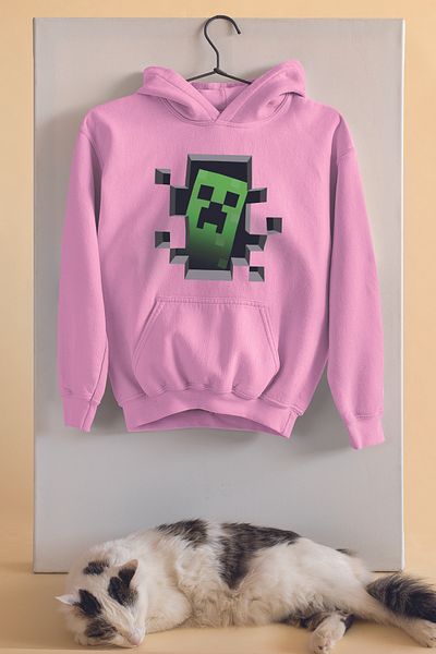 ADABEBEK Φούτερ με στάμπα Minicraft σε στυλ αγοριού