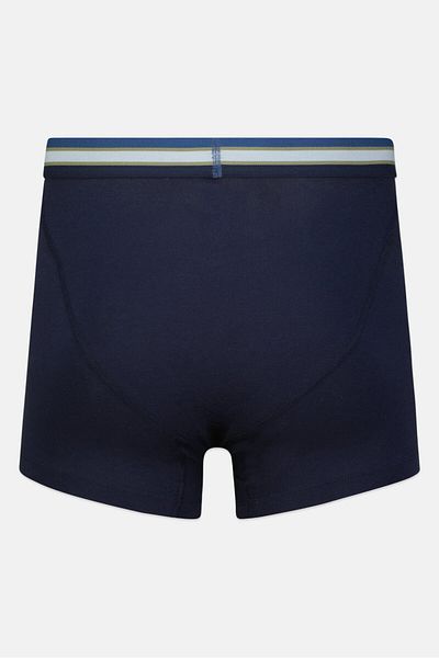 PENGUİN Men 3 Pc Textured Boxer Briefs, Navy Blue