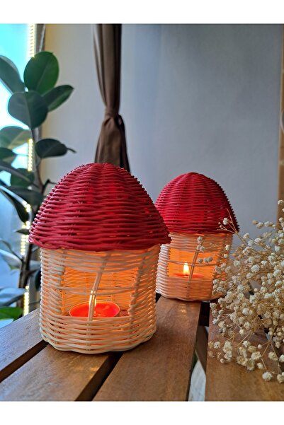 His Art Workshop Bambu Rattan Tasarım Mantar Ev