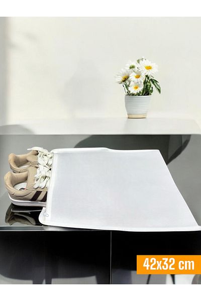 Balkan Room White Shoe Storage Bag Travel Scrap Multipurpose Zipper Cabinet Drawer Suitcase Organizer