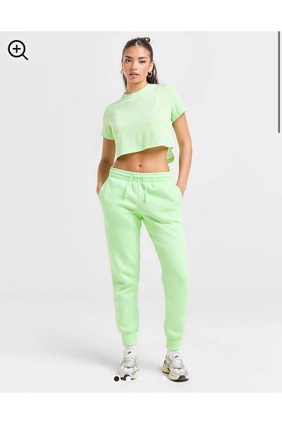 Nike Sportswear Phoenix Fleece Mid-Rise Green Women's Sweatpants