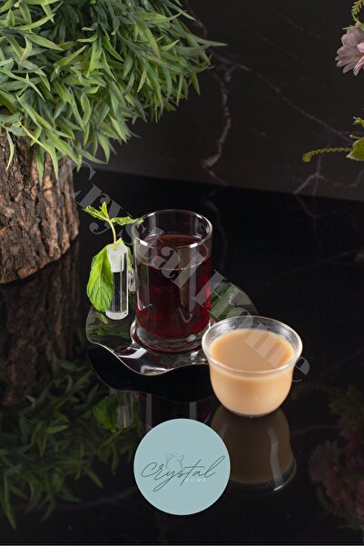 crystal home طقم شاي وقهوة 18 قطعة