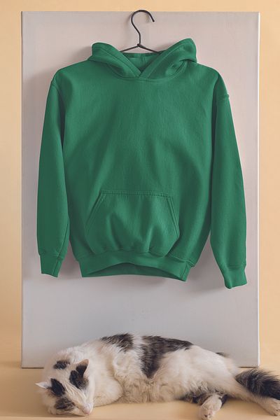 ADABEBEK Unisex Άνετο φούτερ σε κομμένο μεγάλο μέγεθος