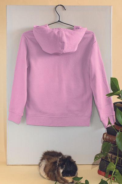 ADABEBEK Unisex oversize dětská mikina s gumovým potiskem