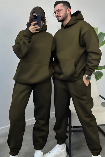 CMZ COLLECTİON Ειδικό Χριστουγεννιάτικο Σετ Μονό Σετ Φόρμας Oversize για Γυνα...