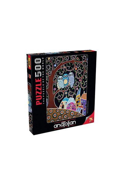 Anatolian Puzzle 500 Piece Puzzle / Three Owls - Code:3605