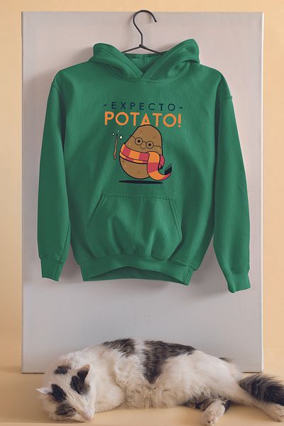 ADABEBEK Φούτερ Expecto Potato Unisex Oversize - Spider 23044