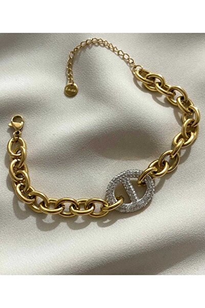 Bubbleatelier Çelik mers gold bileklik