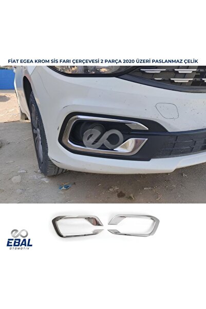 EBAL OTO AKSESUAR Fiat Egea Krom Sis Farı Çerçevesi 2020 Üzeri P.Çelik