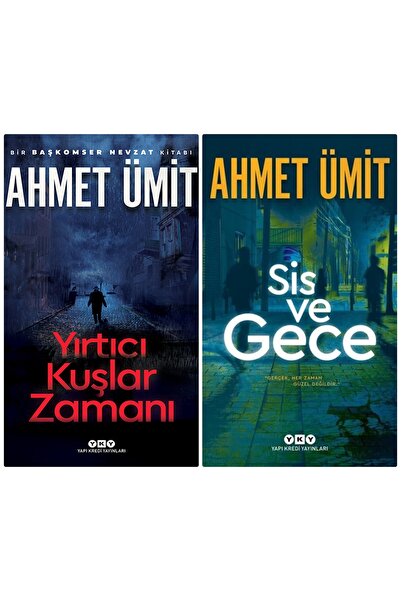 Yapı Kredi Yayınları Yırtıcı Kuşlar + Sis ve Gece 2 'li Set Ahmet Ümit Yapı K...